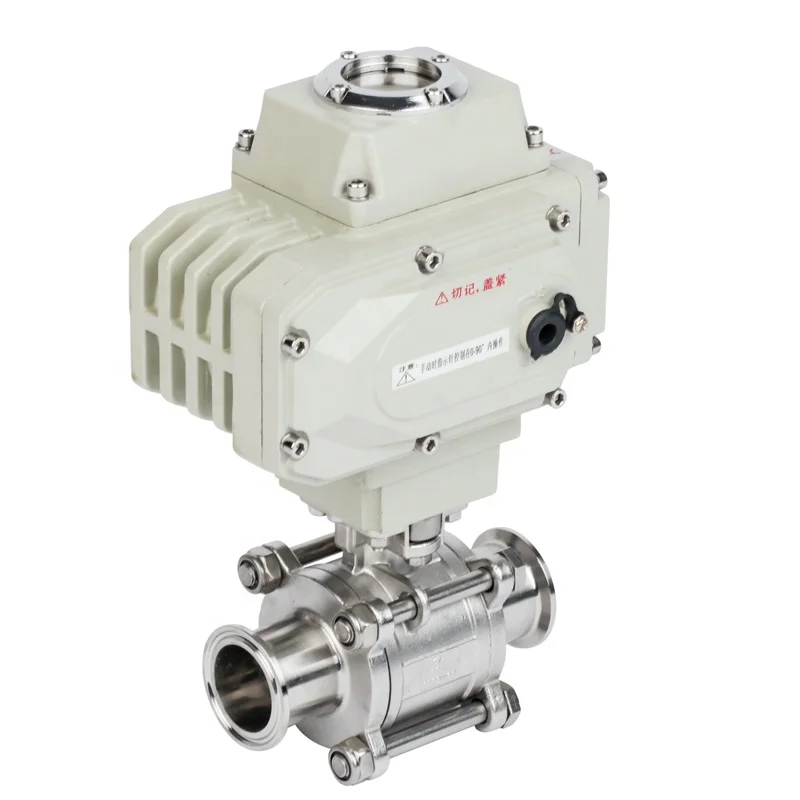 

stainless steel electric motor electrically actuated operated ball valve