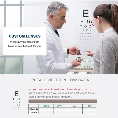 Линзы для Quest 3 Tahnuhna для близорукости