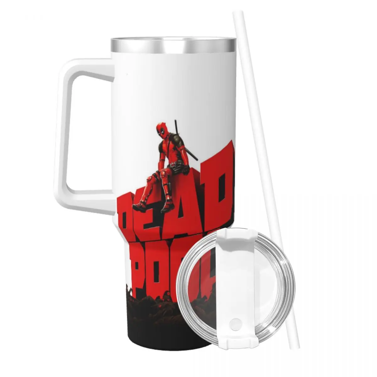 Стакан Marvel Deadpool из нержавеющей стали дорожные автомобильные кружки большая
