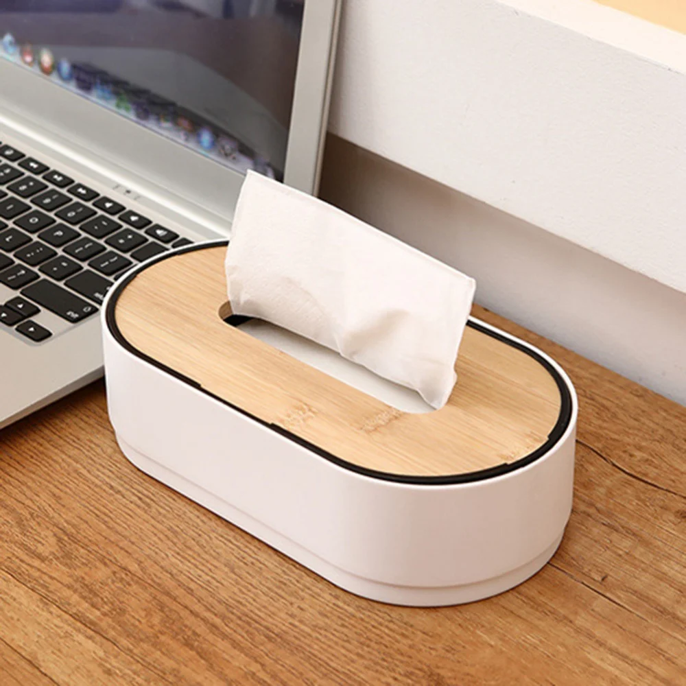 

Квадратная Деревянная пластиковая коробка для салфеток, чехол для дома, кухни, бумажный контейнер для хранения, аксессуары