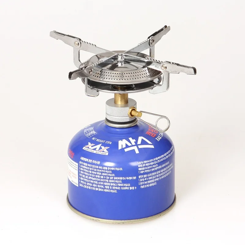 

Outdoor Gas Stove (No Ignition) Portable Camping Stove 4000w Gas Burner in Bag