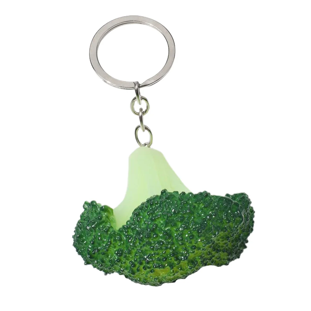 

Decorative Broccoli Keyring Adorable Broccoli Keychain Bag Hanging Adorn