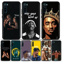 yinuoda rapper 2pac tupac phone case for redmi 6 6a 7 7a note 7 note 8 8a pro 8t note 9 9s pro 4g tsoft silicone