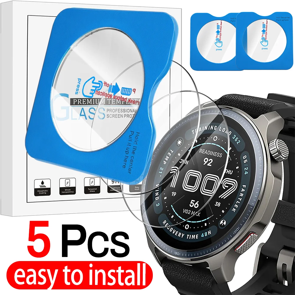Фото 1-5 шт. закаленное стекло для Amazfit Balance 2, простая установка, защитные пленки Ultra HD для экрана, взрывозащищенная пленка, пленки против царапин №1
