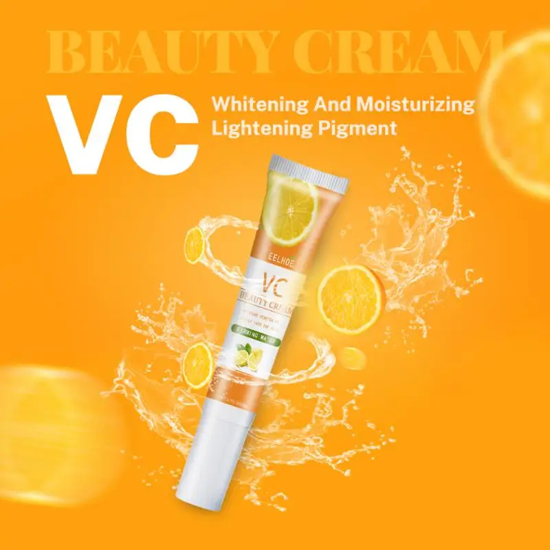 

EELHOE VC Cream Whitening Freckle Face Care Creams Facial Melanin Nourish Skin Repair Freckle Moisturizing Brightening Cream 20g