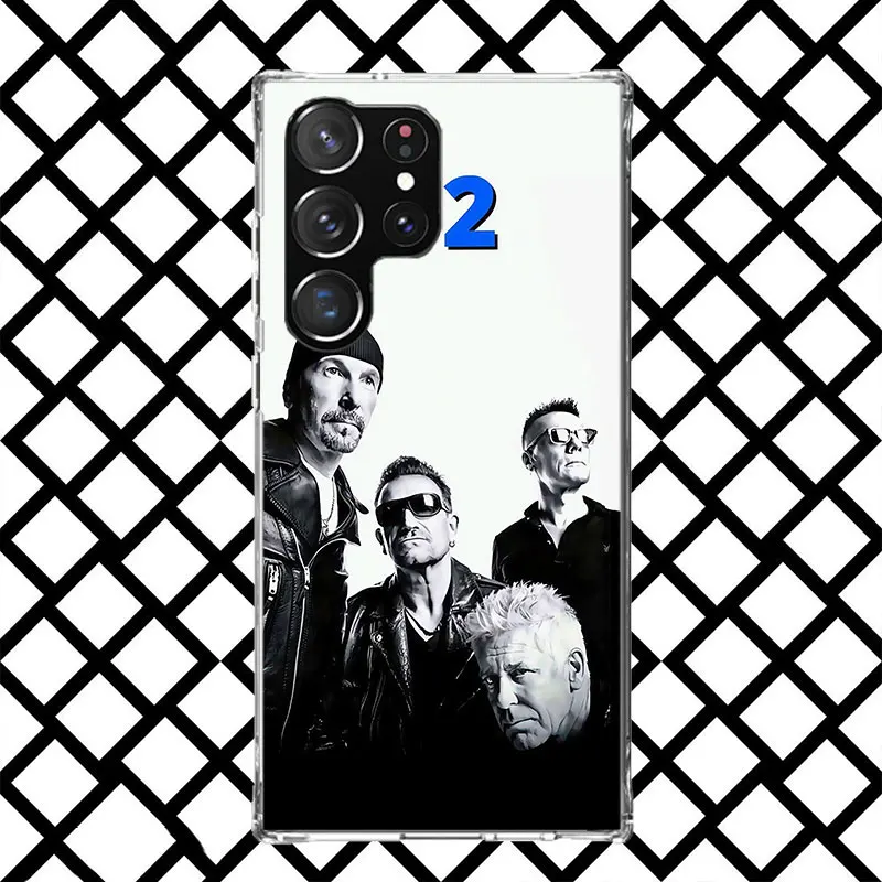 Чехол для телефона Band U-U2 Rock для Samsung Galaxy S26 S25 Edge S24 S23 Ultra S22 Plus S21 FE S20 + Мягкий чехол с принтом Fundas Galaxy S25 (art.: 3920d9be2f6a2) - 3920d9be2f6a2