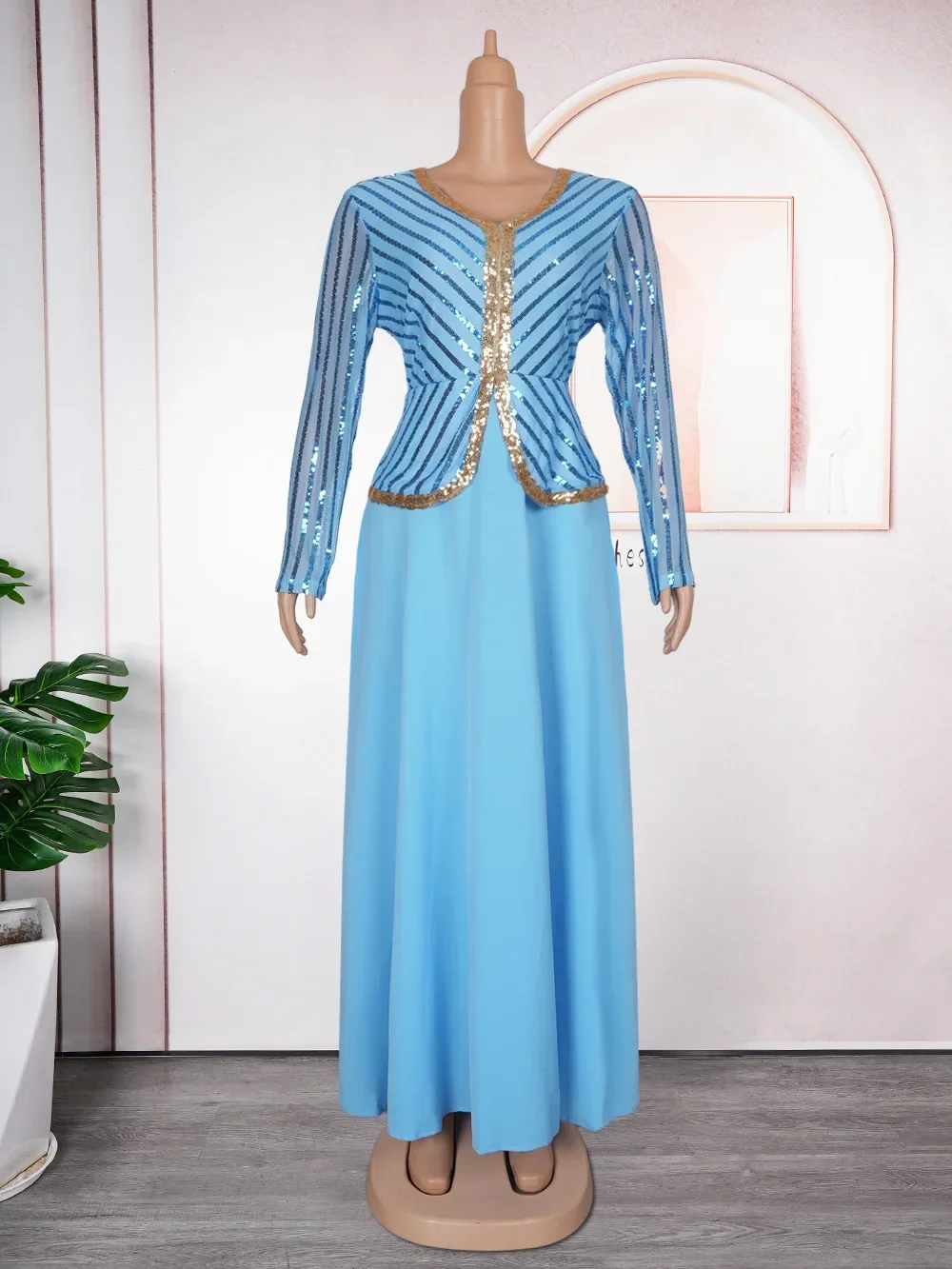 Африканские вечерние платья больших размеров для женщин Dashiki Ankara с блестками