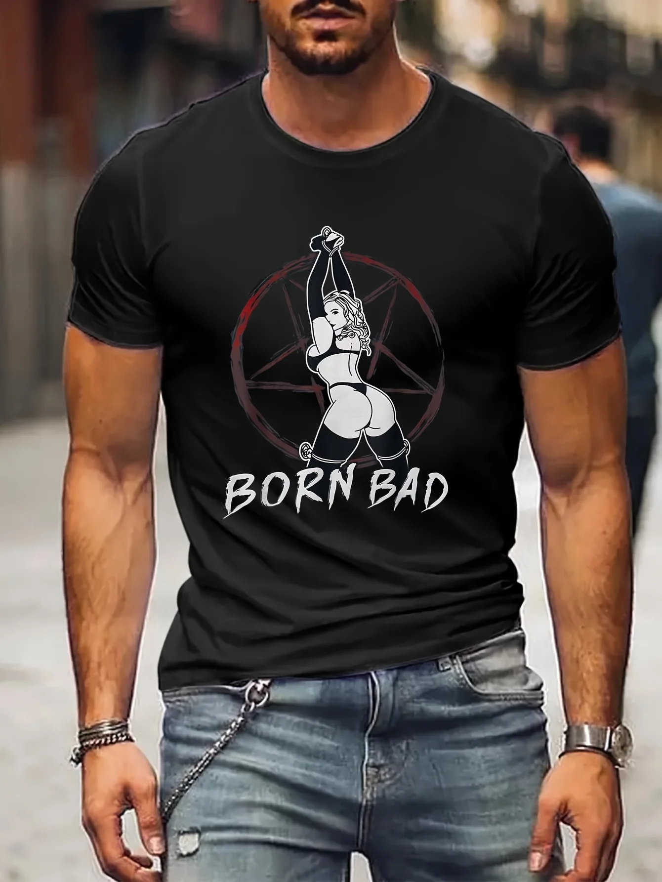 Nun Unholy Born аниме футболки футболка новые подарки и мужская с принтом B 5021060