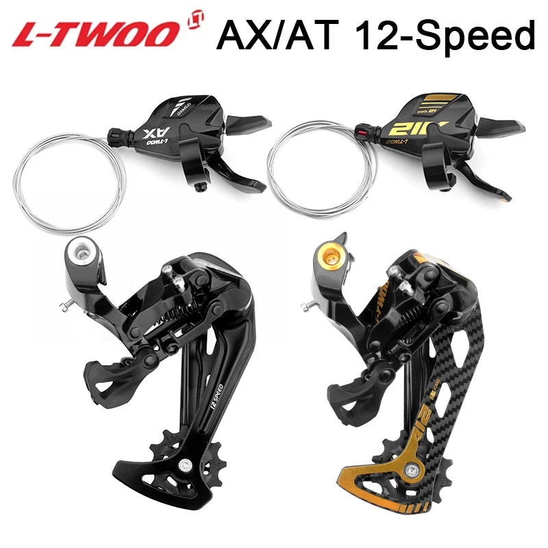 

Переключатель передач LTWOO 1x1 2 скорости + задние переключатели SUNSHINE 12 в 11-46/50/52T кассета маховик KMC X12 цепи 12 S MTB велосипедные запчасти