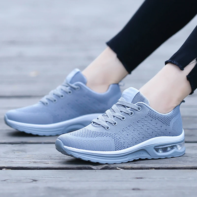 Air Cushion Sports Shoes Unisex Fashion Running Men Tennis Sneakers Comfortable Shoe  Women 2022 Tenis Feminino Female Shoes