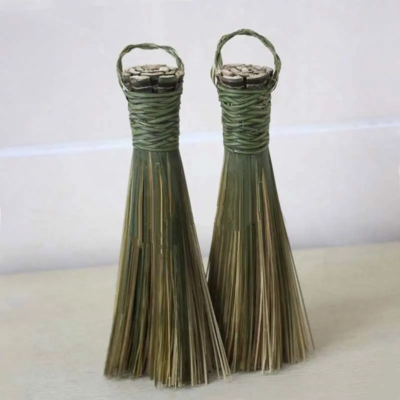 

Bamboo Brooms Conventional 25CM Chinese Style Multifunctional Simple Suspended Kitchen Utensils Wash Accessories Cleaning Tool