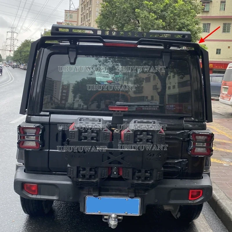 Задний спойлер из АБС-пластика для JL1195 задний черного цвета JL и J367 JK jeep wrangler lantsun