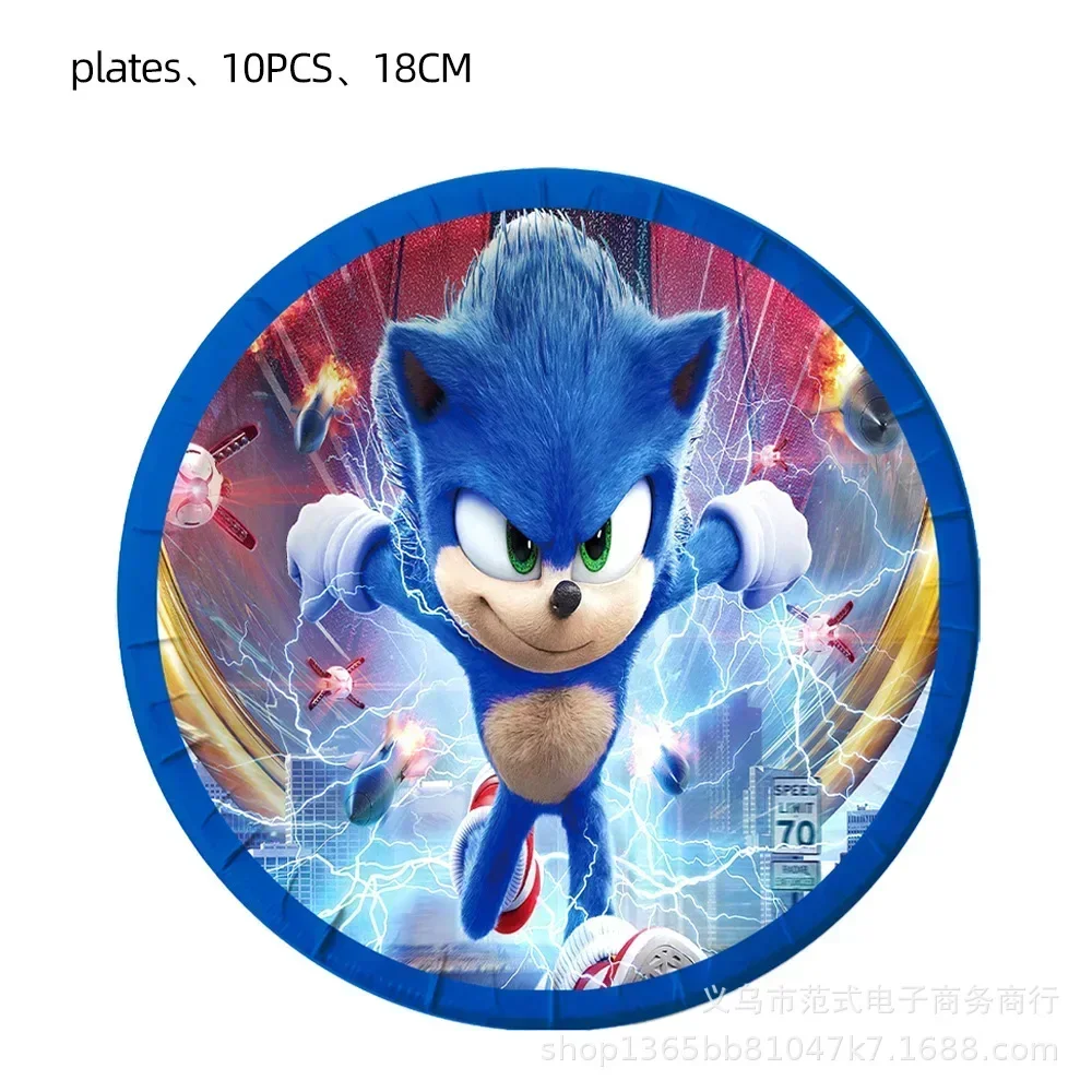 Украшение вечеринки Sonics алюминиевый воздушный шар на тему мультфильма топпер