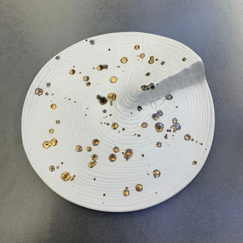 Специальная керамическая тарелка креативная для суши приготовления еды круглая