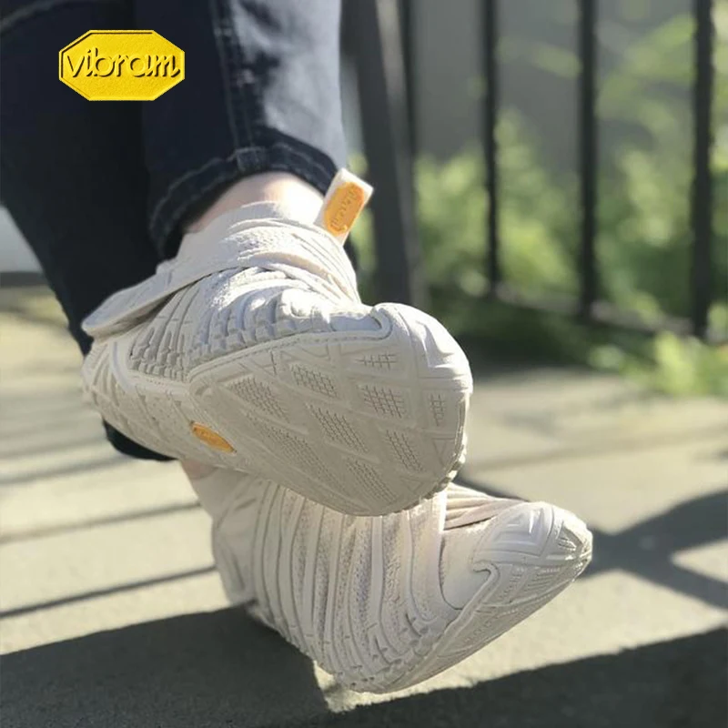 Vibram  FiveFingers FUROSHIKI Knit High Walking Sport Stretch Fabric Shoes Super Light Running Folding Portable Sneakers
