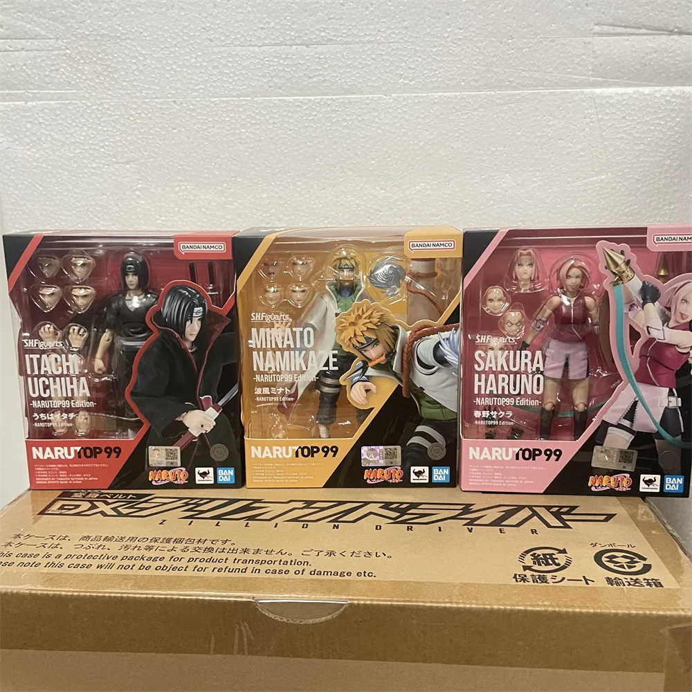 Оригинальные фигурки героев Аниме Наруто Top99 SAKURA HARUNO S.H. Фигуртс Итачи Учиха из