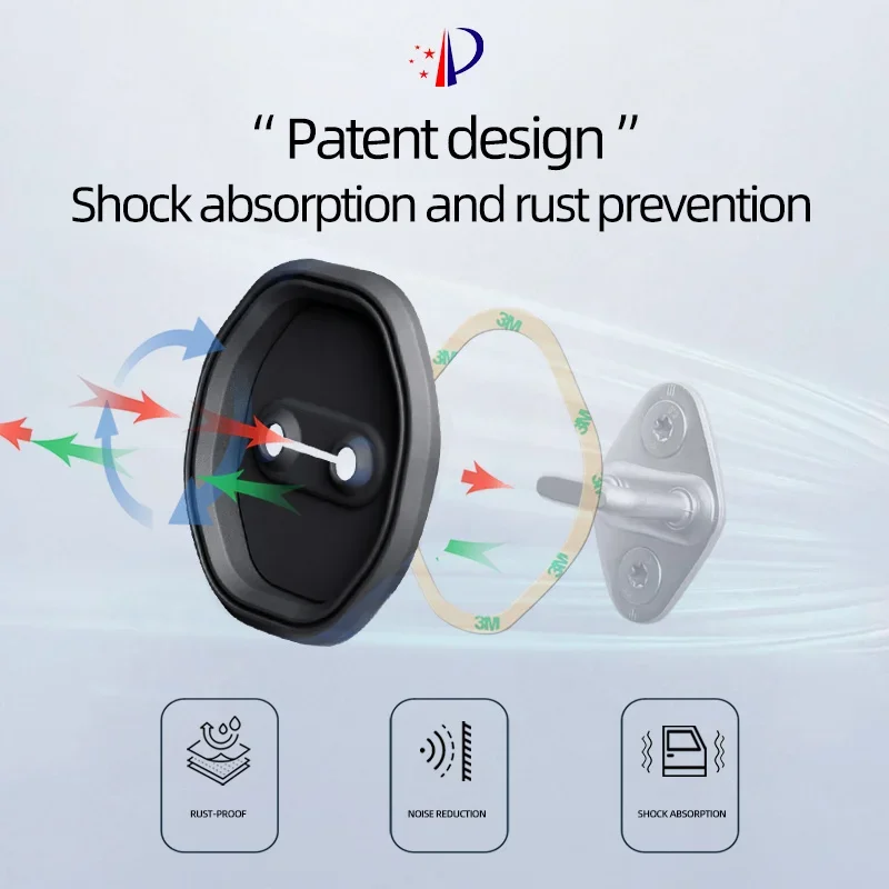 4 шт. крышка с пряжкой для дверного замка автомобиля Cadillac ATS CTS CT5 CT6 CT4 T5 XT5 ESCALADE