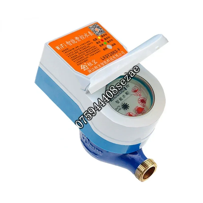 Smart WIFI katup pengukur air pengendaliilé meter Quer kode scan isi ulang pra Ctrl добавление hotelu Properti