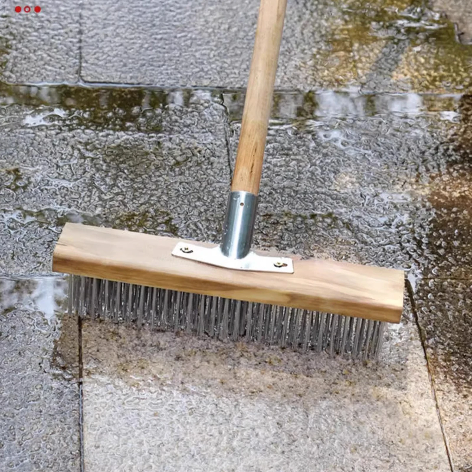 Щетка Для Чистки Из Жесткой Щетины Головы Деревянных Террас Бетонного Пола