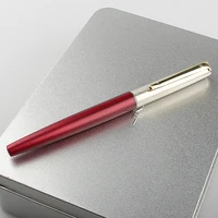 1pcs stainless steel classic body financial tip 0 5mm extremely fine fountain pen stationery office school supplies
