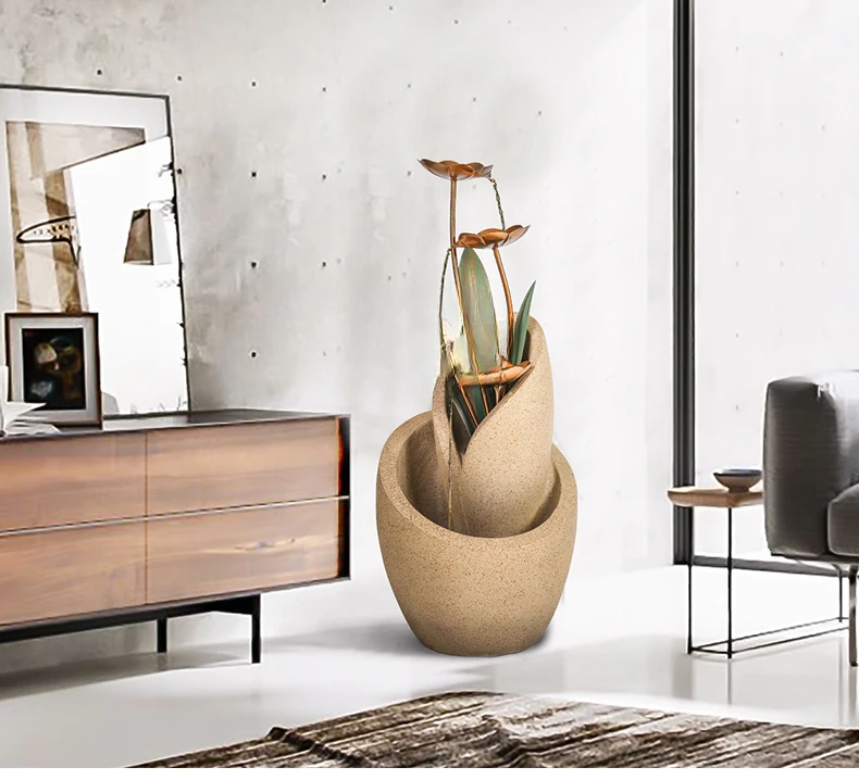 Декоративный фонтан двор циркуляция наружный вход дом гостиница сад напольные