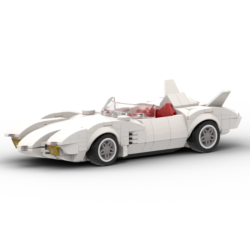 320 шт. модель автомобиля moc Speed Champion Mach 5 креативная головоломка строительный блок