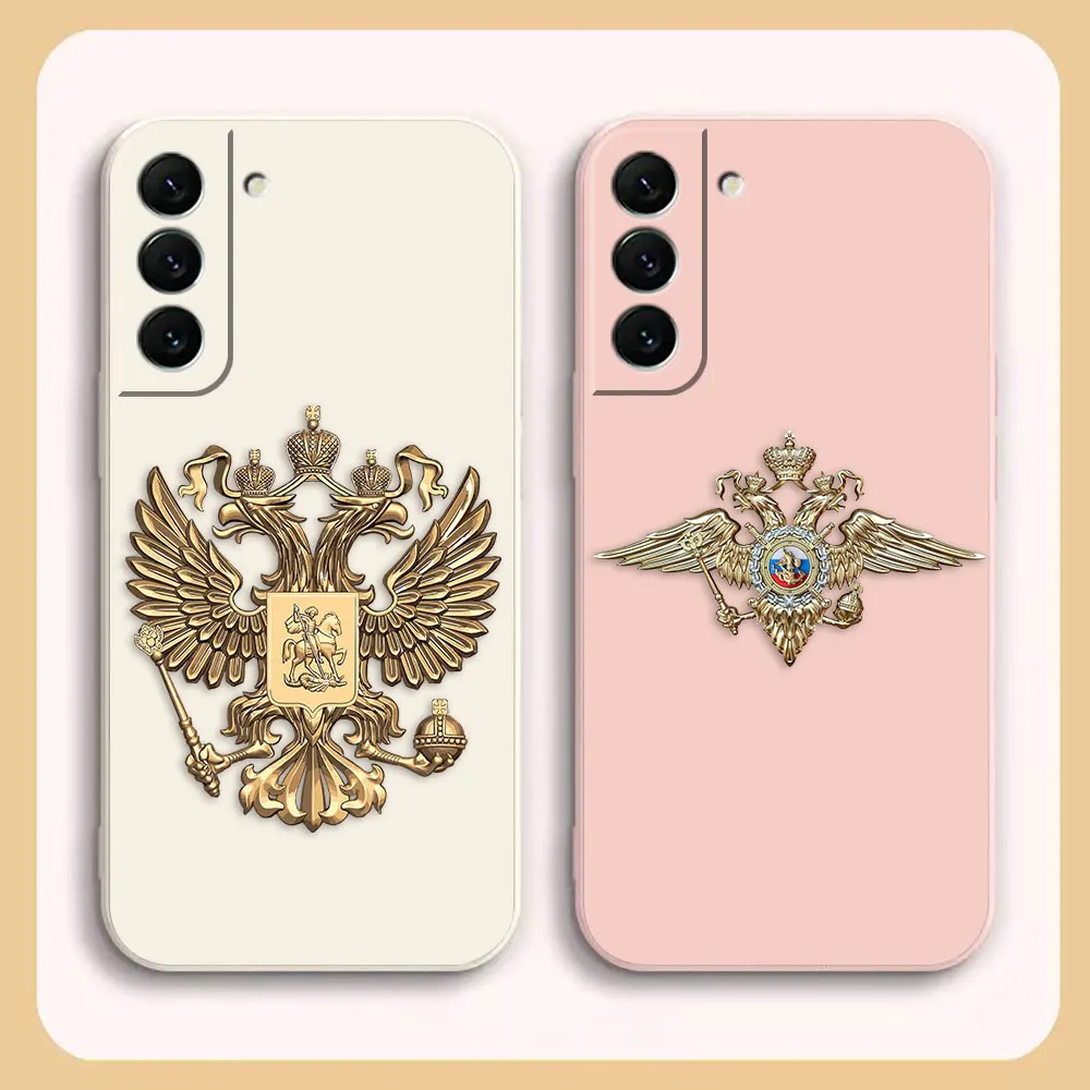

Emblem Of The Russian Federation Case For Samsung S23 S22 S21 S20 FE S11 S11E S10 S10E S9 S30 Ultra Plus 4G 5G Colour Case Shell