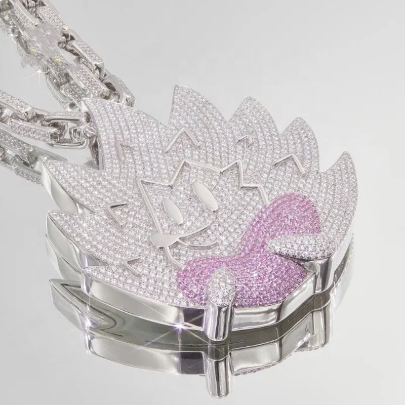 Ювелирные изделия JEWE мужские из серебра 925 пробы со стразами в стиле хип-хоп