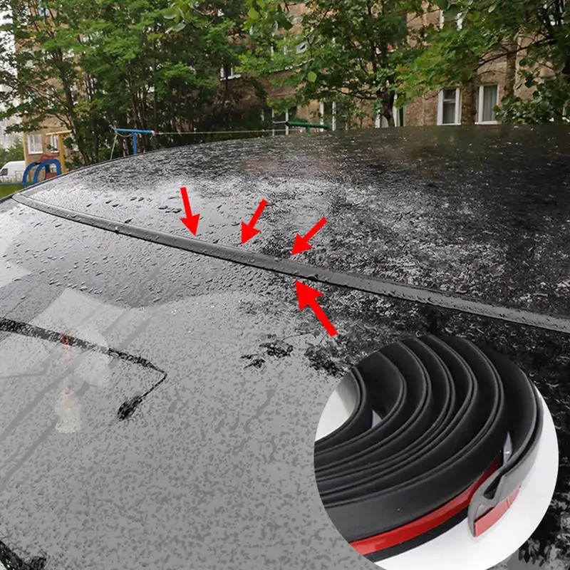 

Car Seal Strip For Windshield Reduce Noise Front Sealant Protector Strip Window Seals Noise Insulation Soundproof Interior
