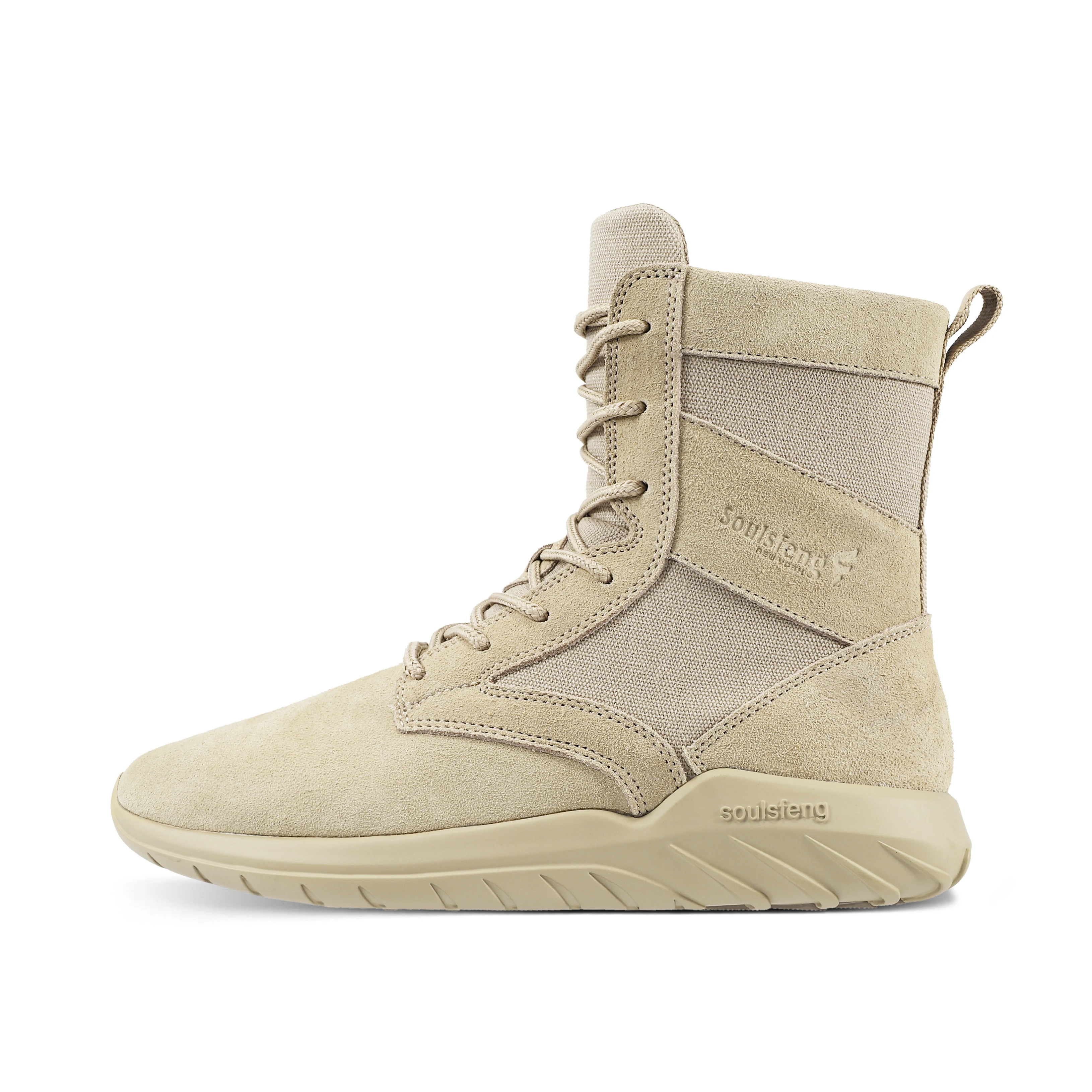 Ботинки на высоком каблуке черные Нескользящие молнии