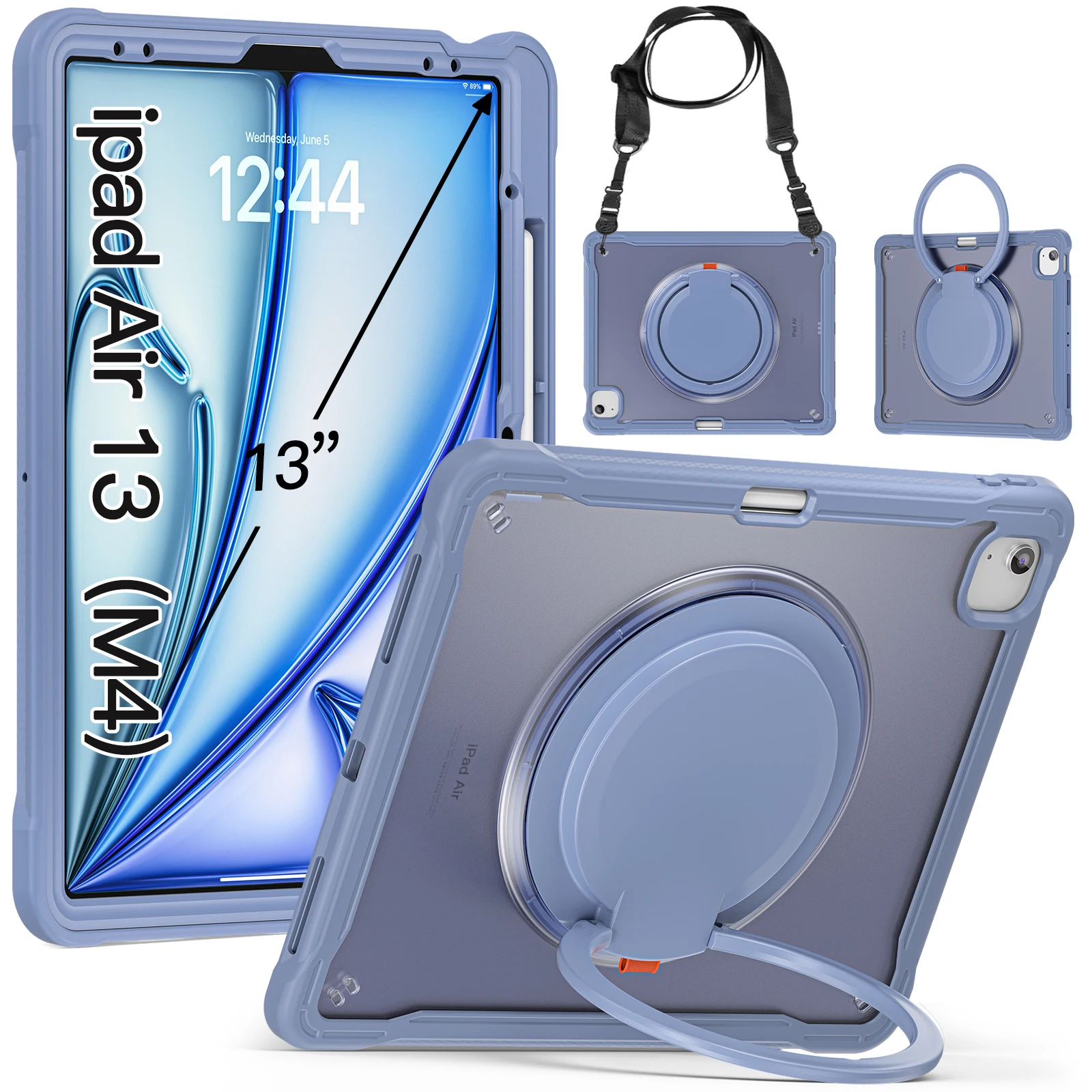 Чехол-подставка с ручкой для iPad Pro 11 9 7 10 8 6 Air 2 4