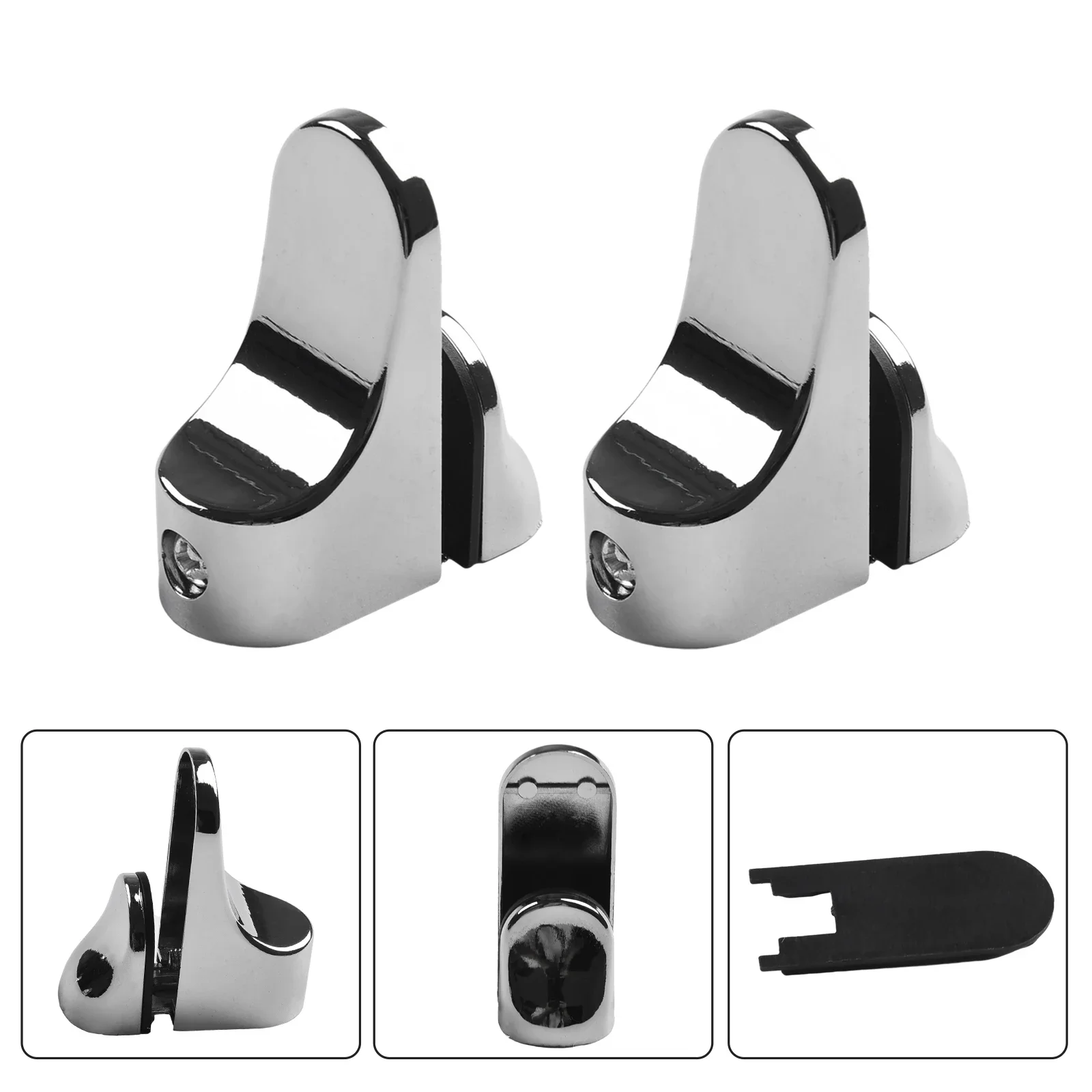 2 шт. стеклянный зажим регулируемая перегородка фиксированный кронштейн большой