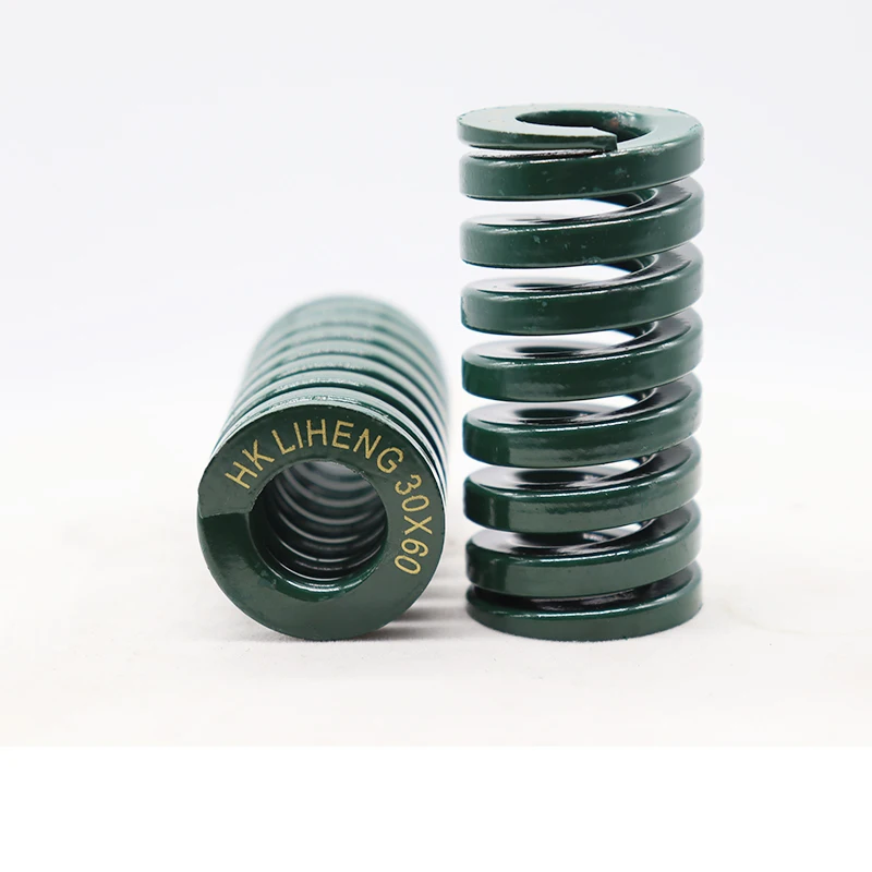 

1PCS Mould Die Spring Outer Dia 16mm Inner Dia 8mm Green Long Light Load Stamping Compression Mould Die Spring Length 20-250mm