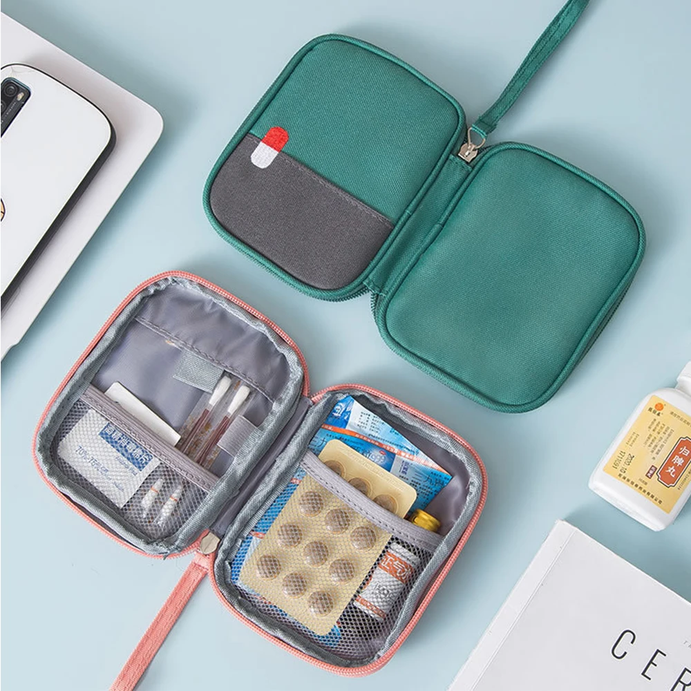 

Portable First Aid Medical Kit Travel Outdoor Camping Useful Mini Medicine Storage Bag Camping Emergency Survival Bag Pill Case