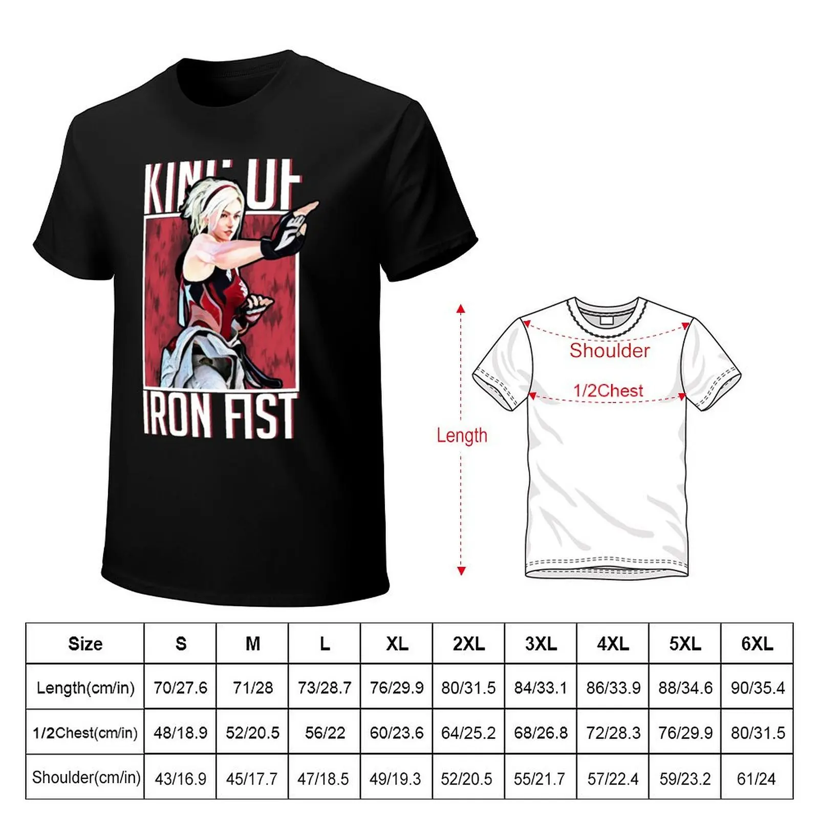 King of Iron Fist-Lidia Sobieska футболка аниме с короткими рукавами рубашки мужские