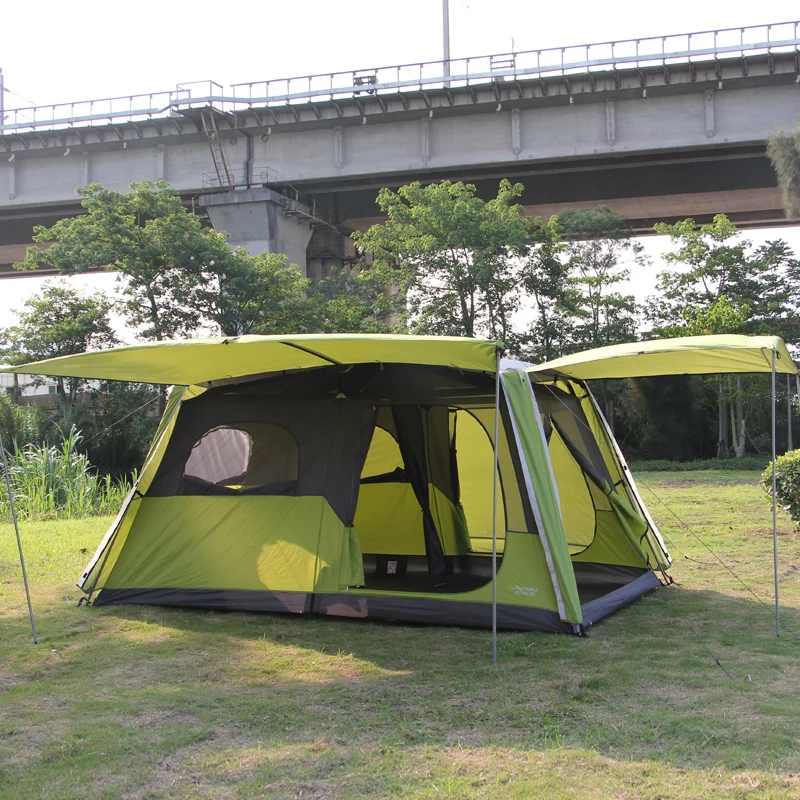 

Landwolf Fully Automatic Super Large 1hall 1room Double Layers 5-8persons Family Tent Anti-storm Multiplayer Outdoor Camping