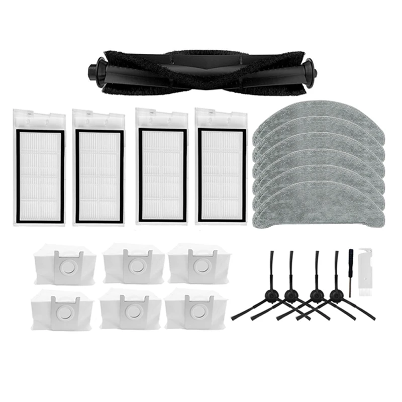 

Для ROIDMI EVE PLUS Аксессуары пылесборник HEPA фильтр Швабра Ткань основная щетка тряпка робот