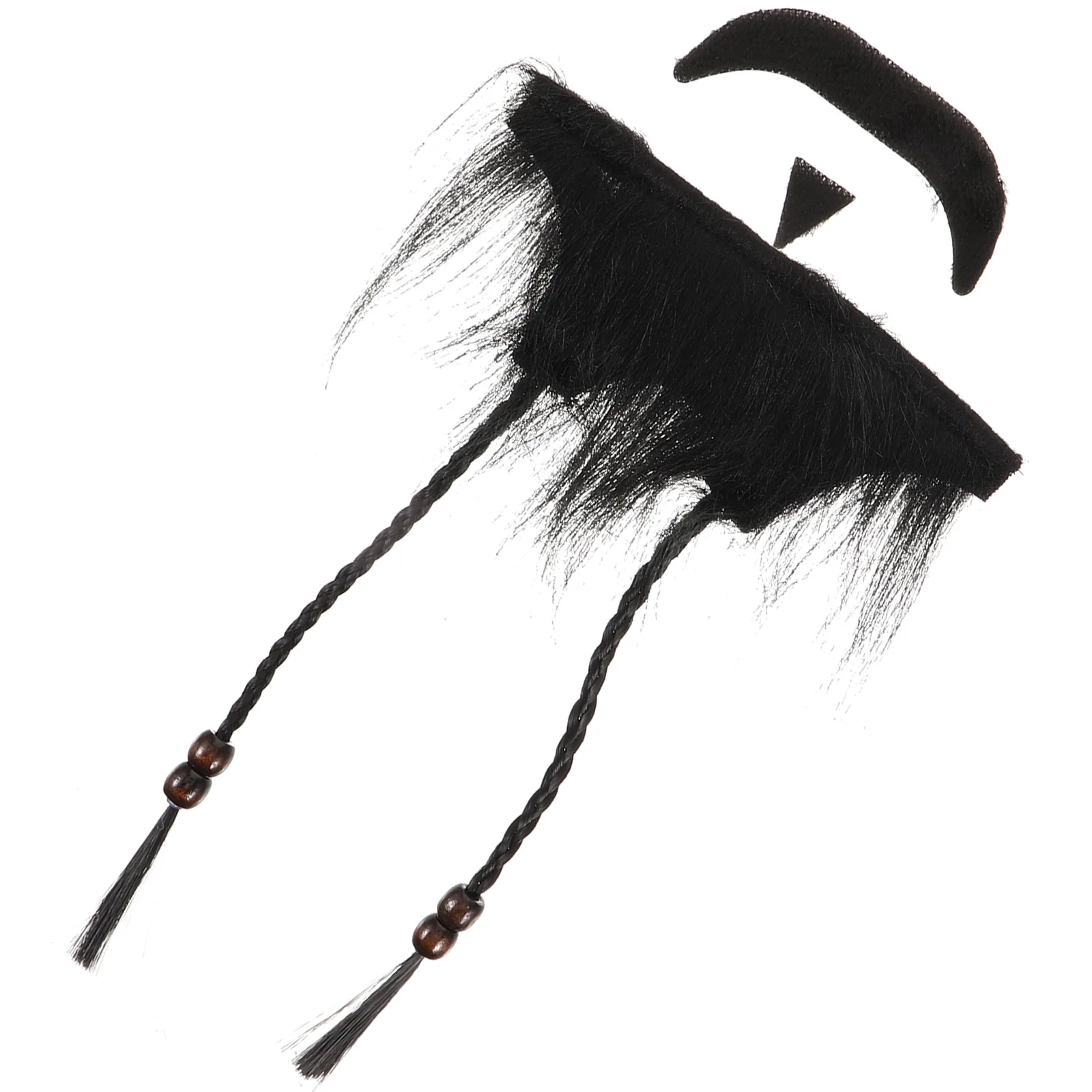 

1 Set Artificial Mustache Beard False Mustache Funny Fake Beard Cosplay Chin Braid Beard