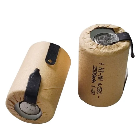 4/5SC NI-MH 1,2 В аккумуляторная батарея 2500 мАч 4/5 sc nimh ячейка со сварочными выступами для электробритвы