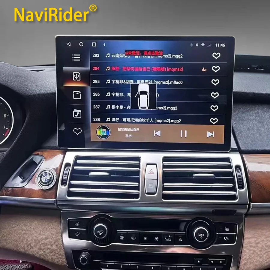 Автомобильный радиоприемник с сенсорным экраном 13 3 дюйма для BMW X5 E70 X6 E71 CCC CIC Android