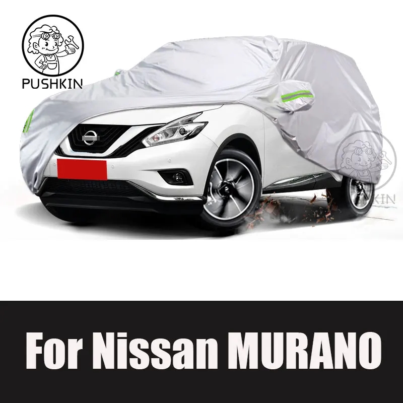 Car Sunshade Cover Outdoor Covers Snow Waterproof Dustproof Sun Shade Anti-UV for Nissan MURANO Z50 Z51 Z52 2003-2023 Accessorie