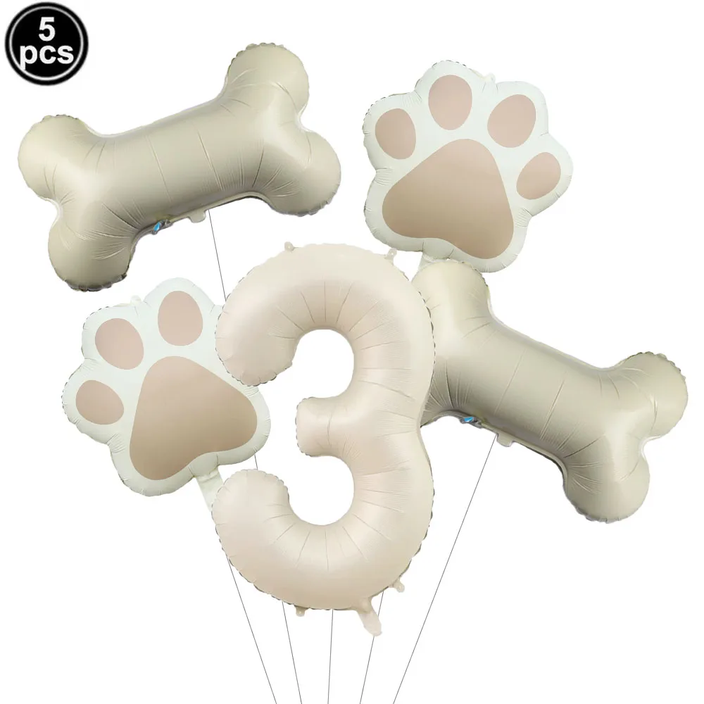 

5 шт. фольгированные шары для вечеринки собак Popdropparty