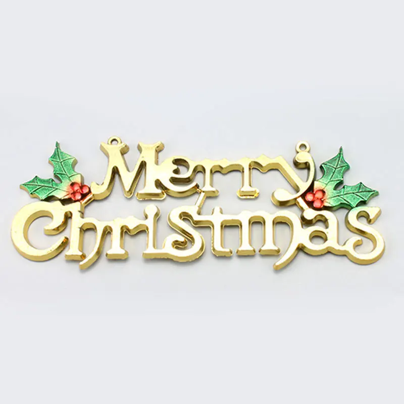 

Золотые таблички с надписью "Merry Christmas", 30*10 см, верхние украшения для елки, рождественские украшения, товары, новый год 2023, Рождество