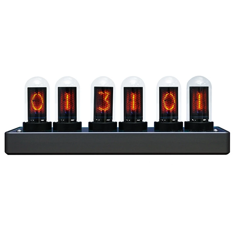 

DIY Tube Clock Nixie IPs RGB Digital Desk Clocks Table Electronic Desktop Clock 6 Bit LCD Time Photo Display Watches
