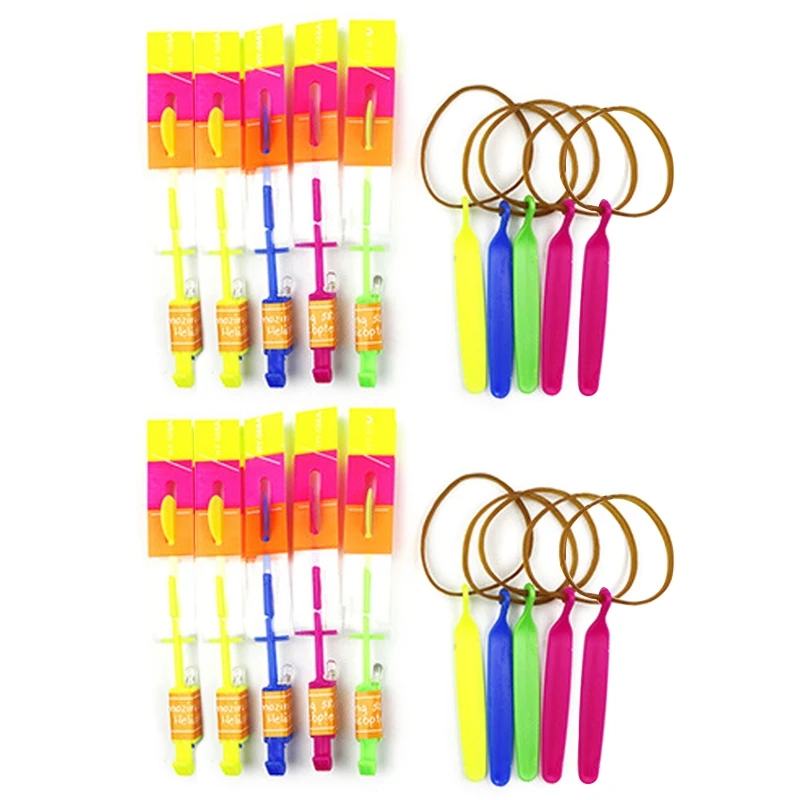 

Рогатка светящиеся коптеры игрушка для детей Летняя уличная игра со стрелками вертолеты коптеры ночной Двор садовый игровой набор