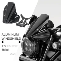 motorcycle windshield for honda cmx 1100 rebel cmx1100 2021 2022 cnc aluminum windshield deflector deflector parts fairing