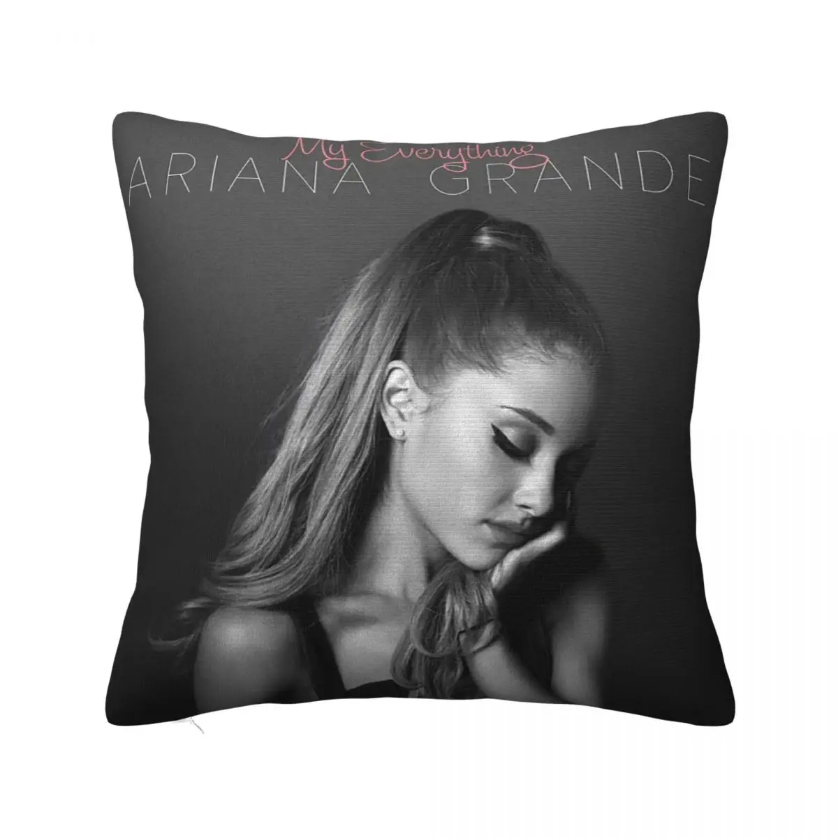 

Ariana Grande Singer Pillowcase Printed Polyester Cushion Cover Decor Throw Pillow Case Cover Home Zippered 45*45cm