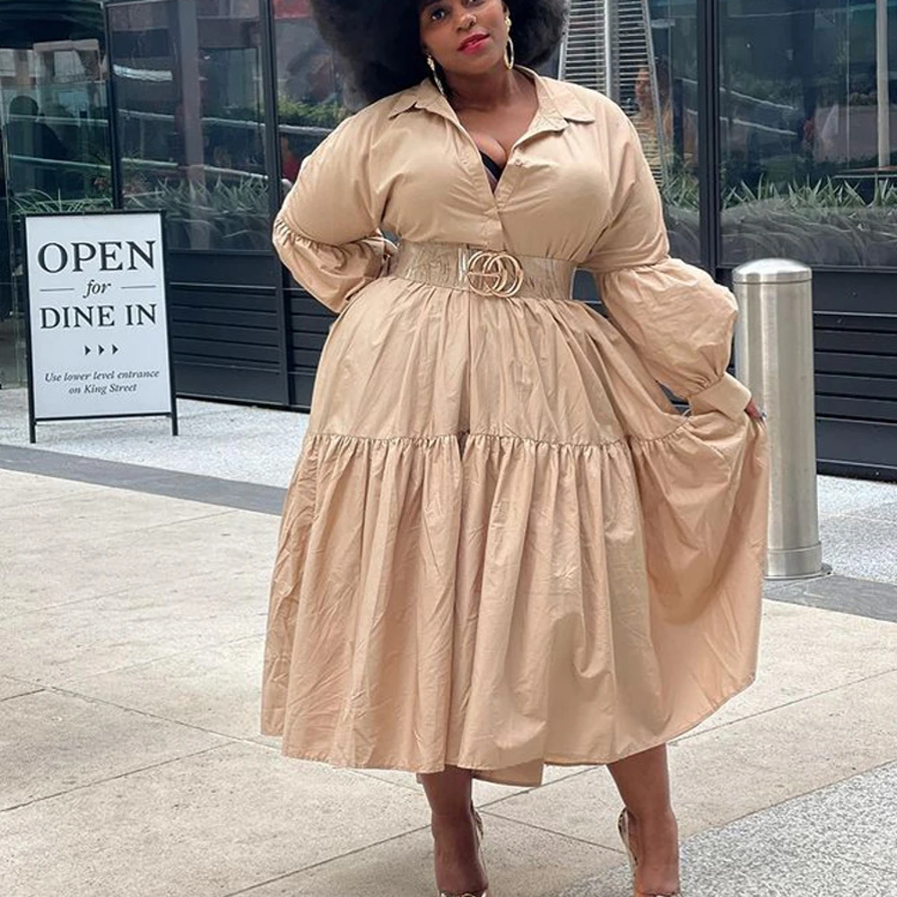 

New African Dresses For Women Vetement Femme 2021 Blue Africa Shirt Dress African Clothes Dashiki Ankara Dresses Ladies