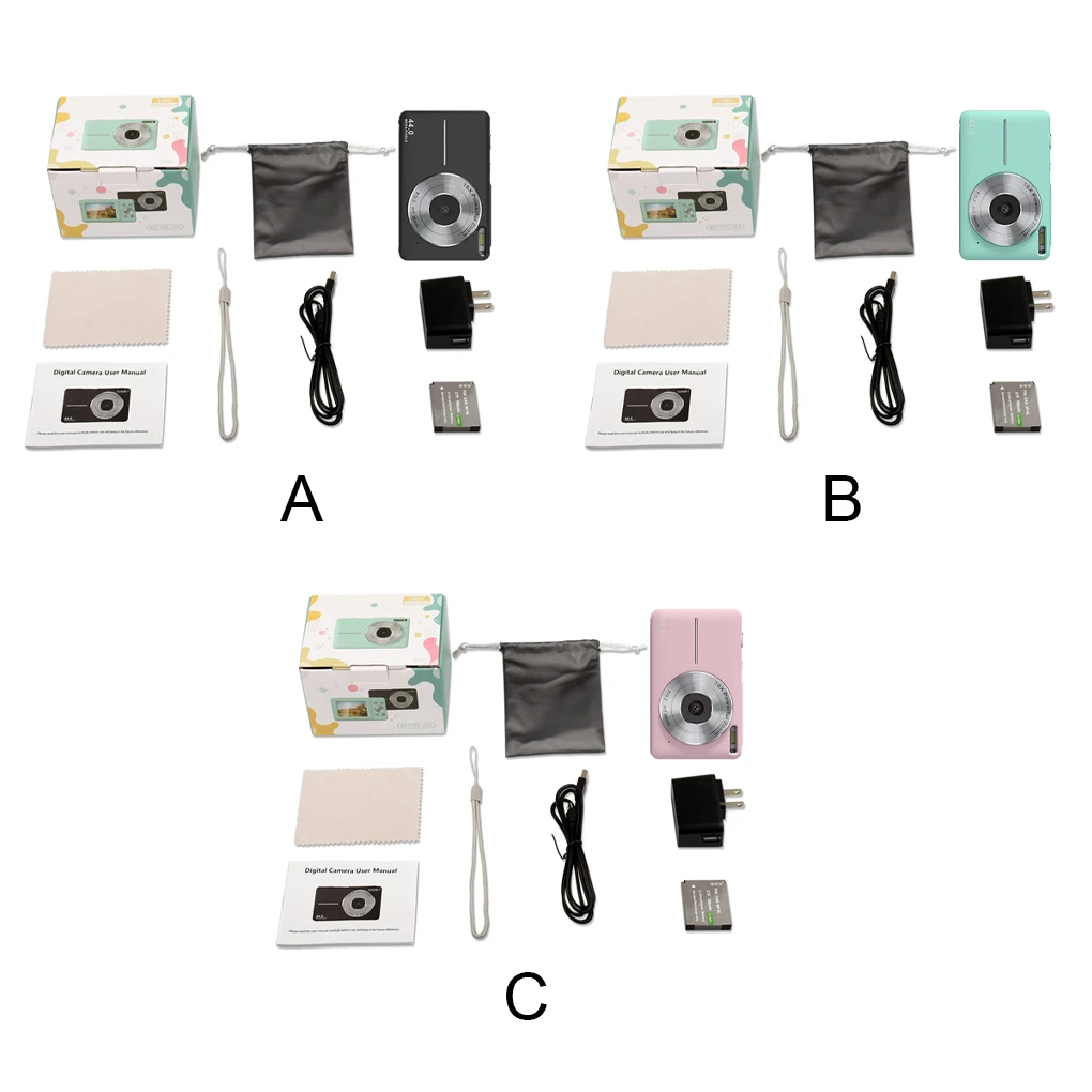 

Long-lasting Battery Life Reliable Household Camera Lightweight And Portable ABS High-definition Digital Camera pink