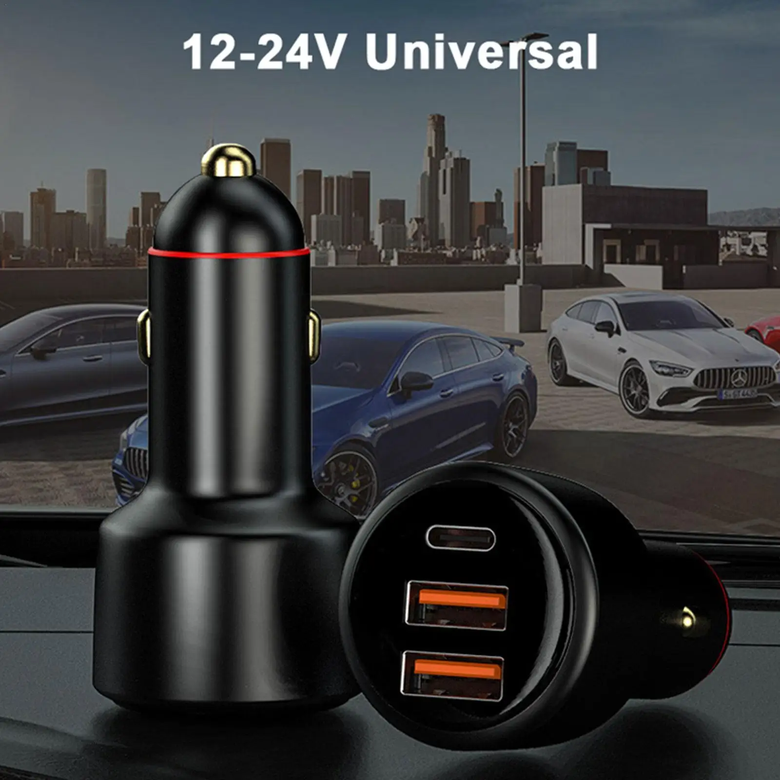 

200W Car Charger PD3.0 Fast Charging Multi-function Cigarette Lighter Flash Charge One Drag Three For Phone Bluetooth And T D3W8